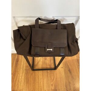 Cutter And‎ Bank Weekend Bag NEW Leather And Canvas Women's Hospital Extra Bag